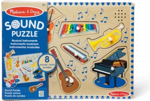 Geluidpuzzel - Muziekinstrumenten