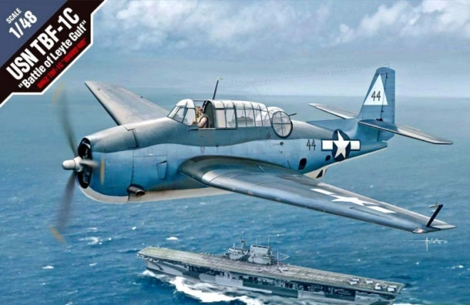 Usn Tbf-1c Battle Of Leyte Gulf Model Kit 1/48