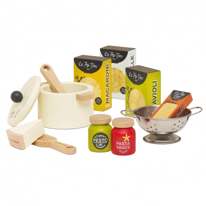 le toy van pasta preparation set for kids