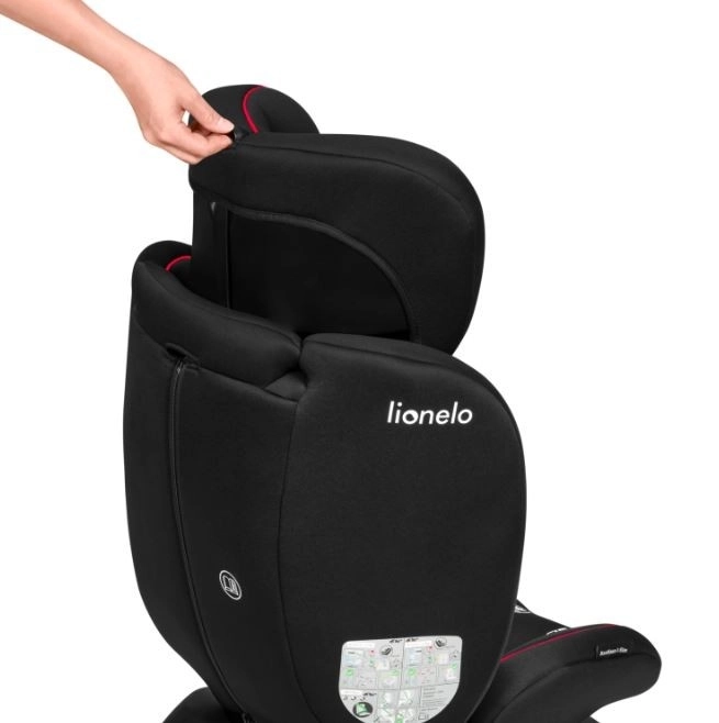 Lionelo Bastiaan i-Size Car Seat 40-150 cm, Black Red