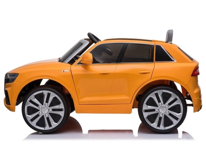 Audi Q8 Kids Ride-On Car Yellow Lacquered