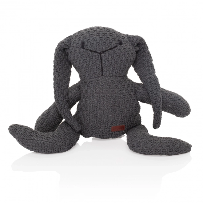 Stuffed Toy Bunny Dark Grey