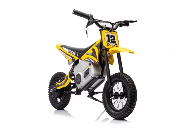 Battery Powered Children’s Cross Motorbike Yellow