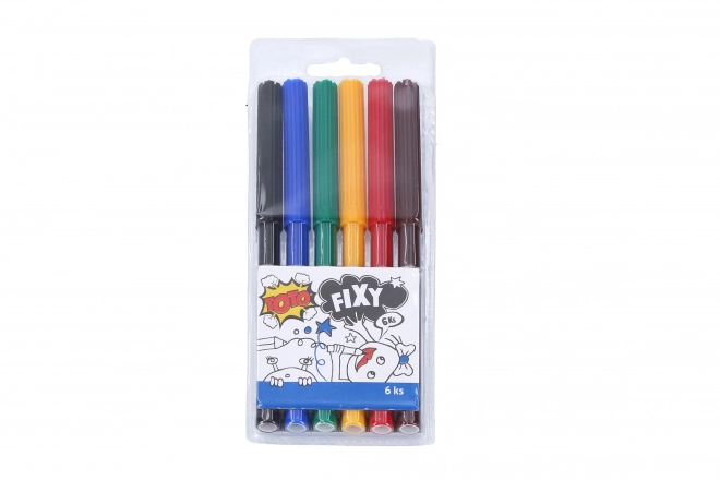 Colorful Fine Tip Markers Set