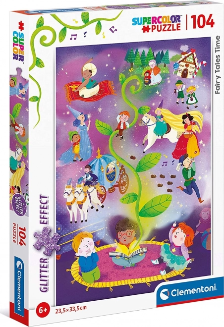 Clementoni Glitter Puzzle 104 Pieces - Storytime