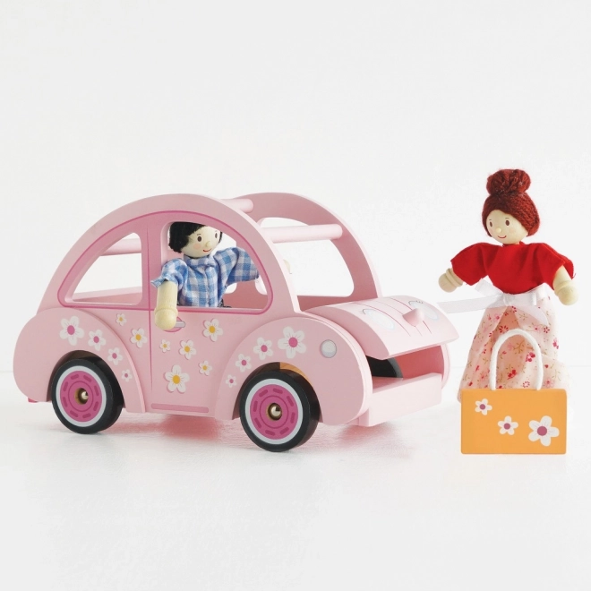 Le Toy Van Pink Retro Car