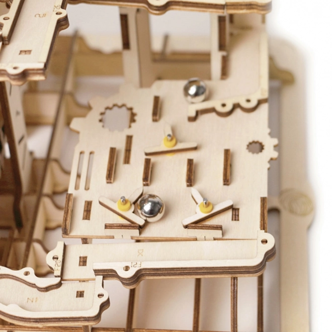 Robotime Rokr 3D Wooden Puzzle Marble Run Climber