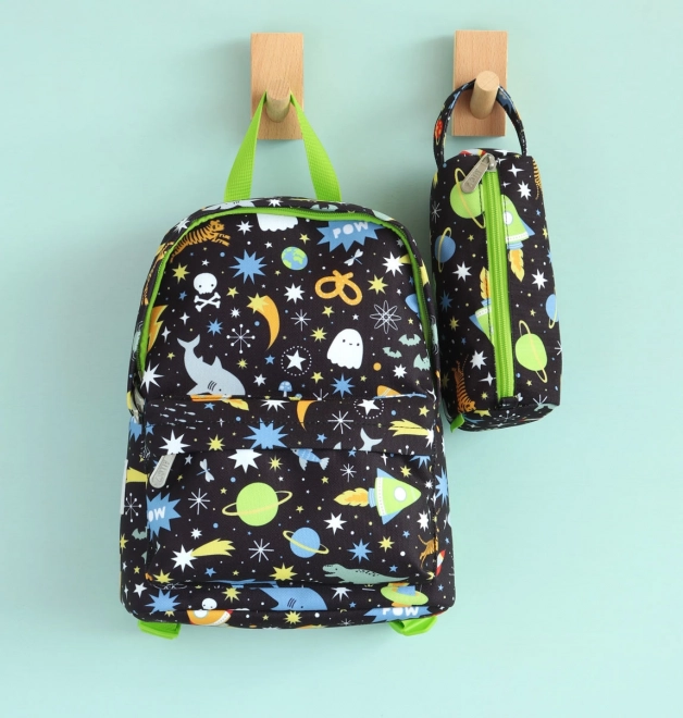 A Little Lovely Company kids backpack - Space theme