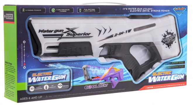 Water Gun with Light Function Black