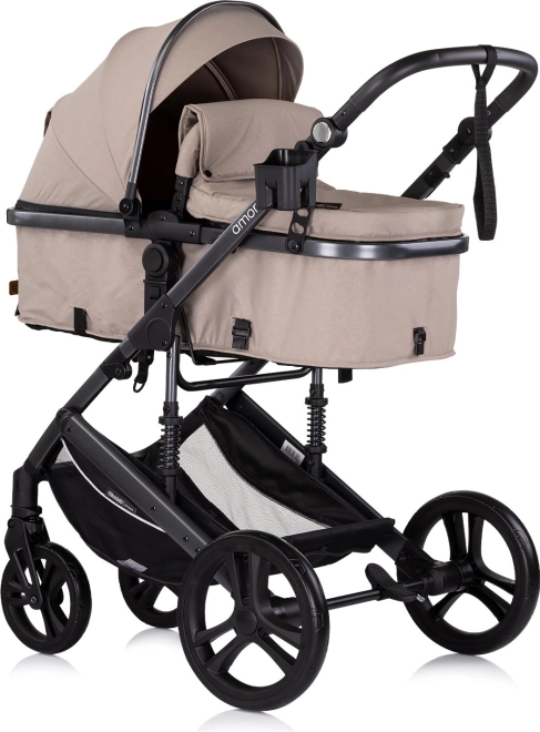 Poussette combinée Chipolino Amore 2-en-1 Tiramisu