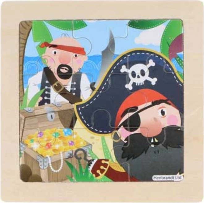 Wooden Pirate Ship Puzzle