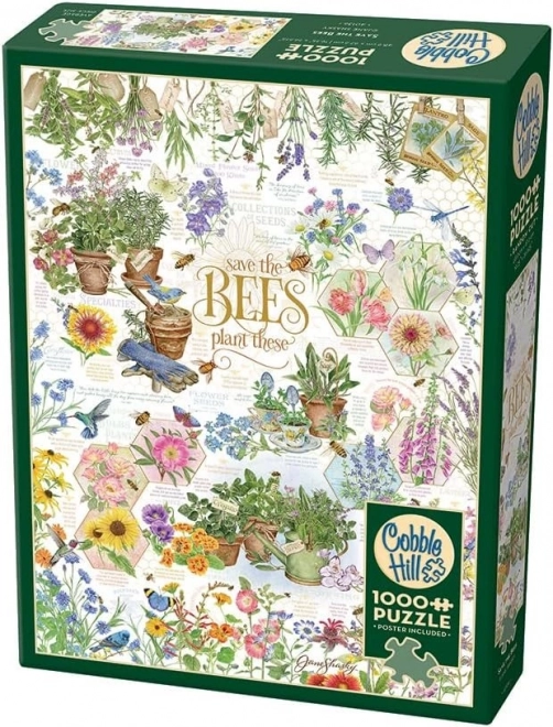 Cobble Hill Save The Bees Puzzle 1000 Pieces