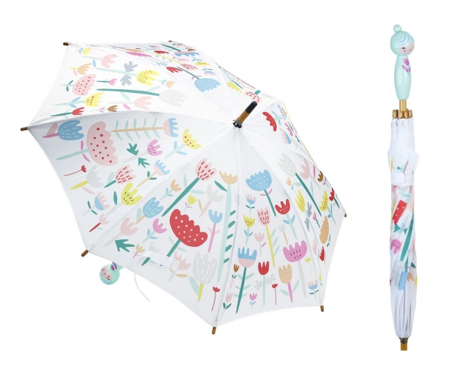 Colorful Flower Umbrella by Suzy Ultman