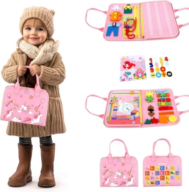 Senzorická busy kniha Jednorožec 1 od 2Kids Toys