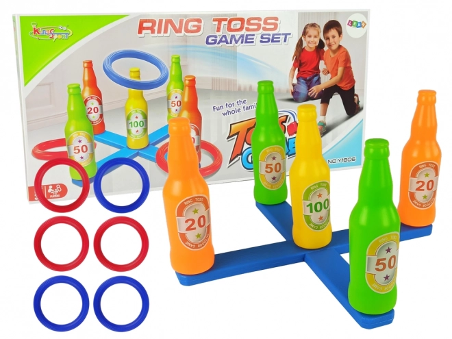 Ring Toss Skill Game Bottle Challenge