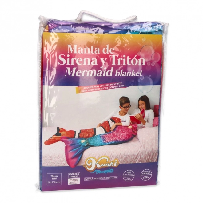 Mermaid Tail Blanket Rainbow