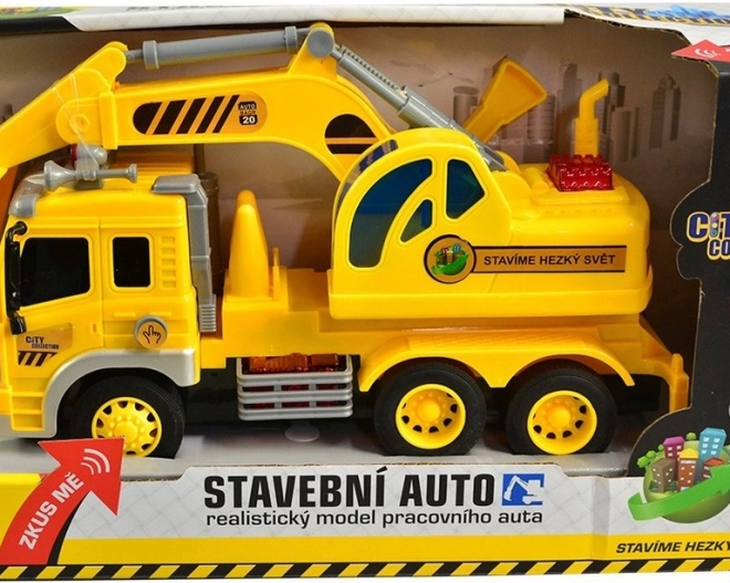 Battery-operated Construction Vehicle City Collection with Sound and Light
