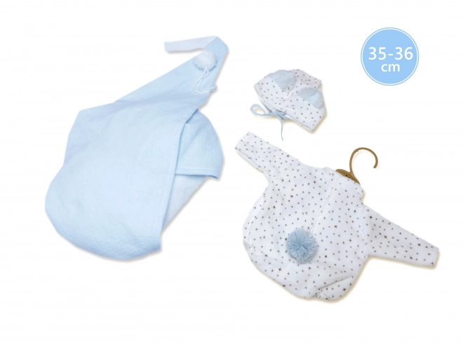 Llorens Baby Doll Outfit with Hanging Cradle Set