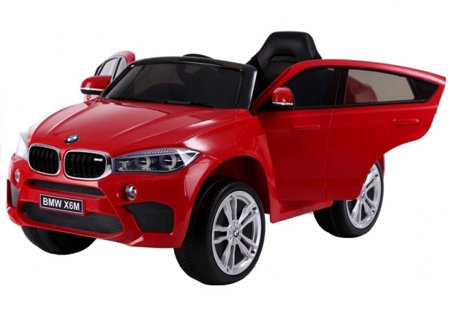 Battery-Powered BMW X6 Red Ride-On Car