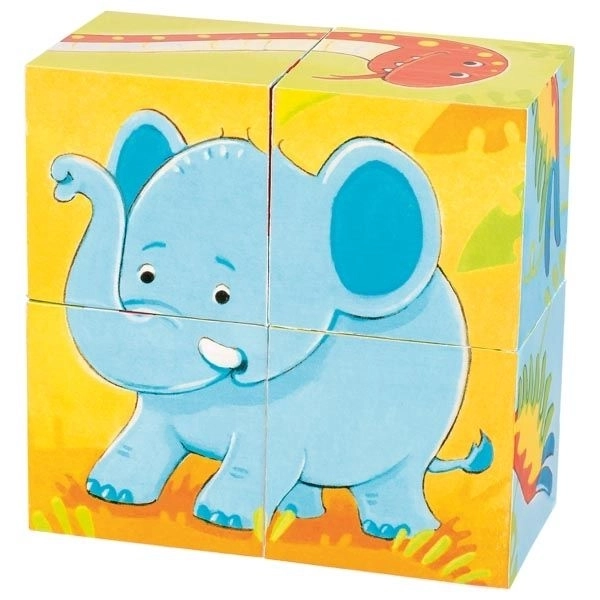 Wild Animals Cube Blocks