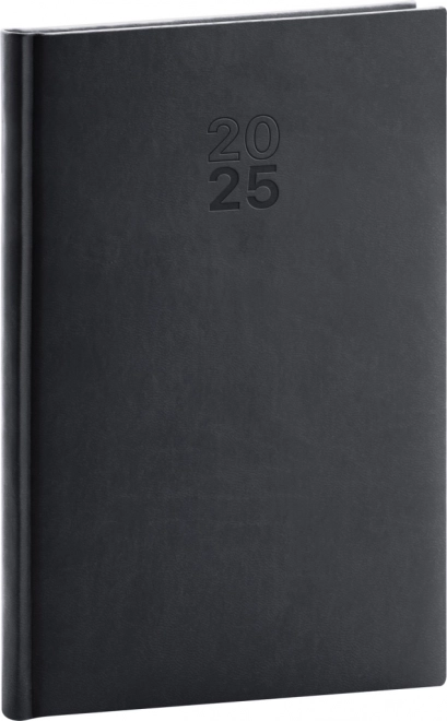 Weekly Planner Aprint 2025 Black