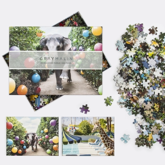 Gray Malin Double-Sided Puzzle - In the Park - 500 Pieces