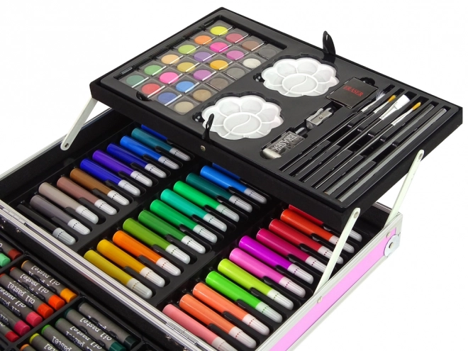 Large Pink Unicorn Art Set with 145 Pieces