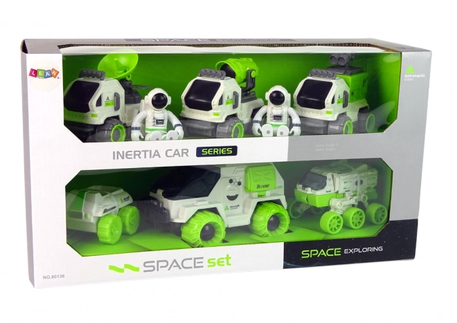 6-in-1 Space Vehicles Rover and Satellite Set for Kids