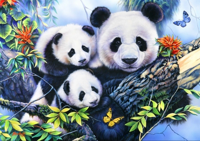 Bluebird Puzzle Panda Family 1000 Pieces