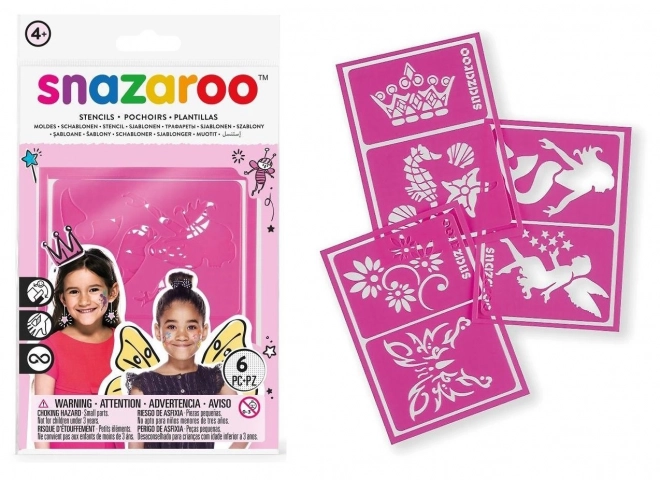 Snazaroo Face Paint Stencils Halloween Set – Pink