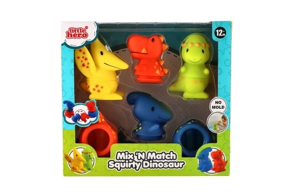 Rubber Dinosaur Building Set