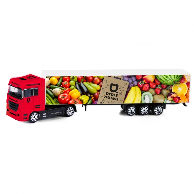 Toy Truck with Fruits and Vegetables