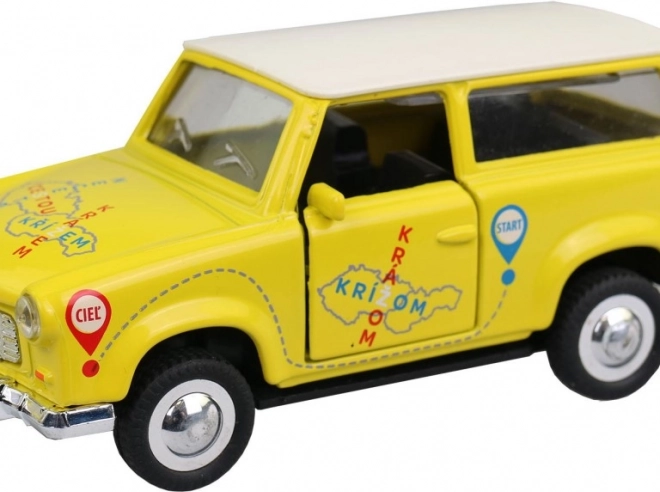Metalen modelauto Trabant combi 12 cm