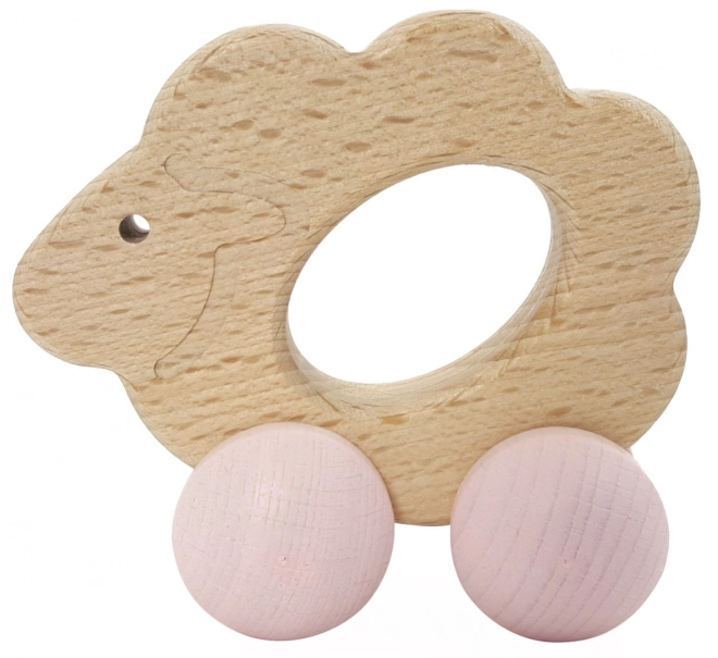 Wooden Rolling Sheep Toy