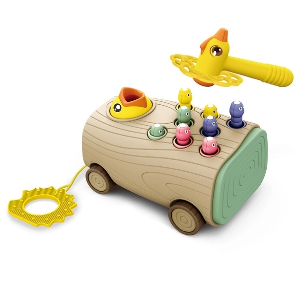 Woodpecker Dexterity Game Pull-Along Stroller for Infants
