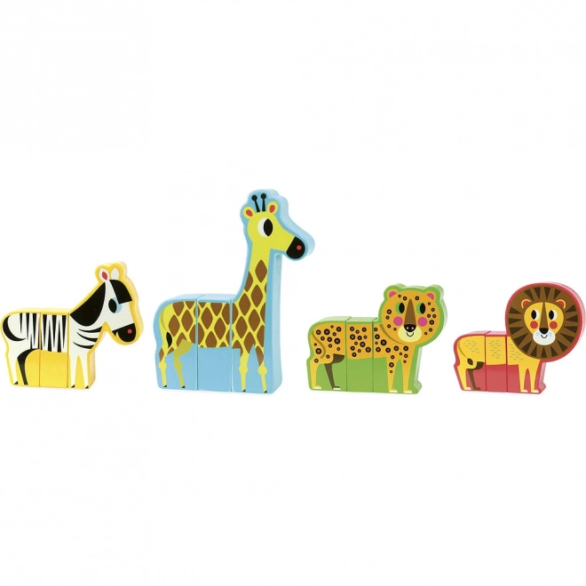 Vilac Wooden Puzzle Happy Safari