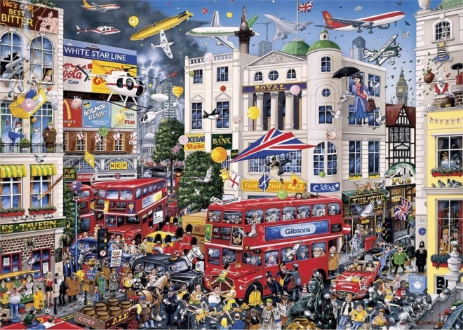 Gibsons Puzzle I Love London 1000 Pieces