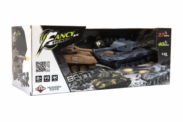 RC Tank Battle Set with Rechargeable Pack