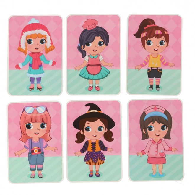 Magnetic Puzzle Book Dress Up Doll