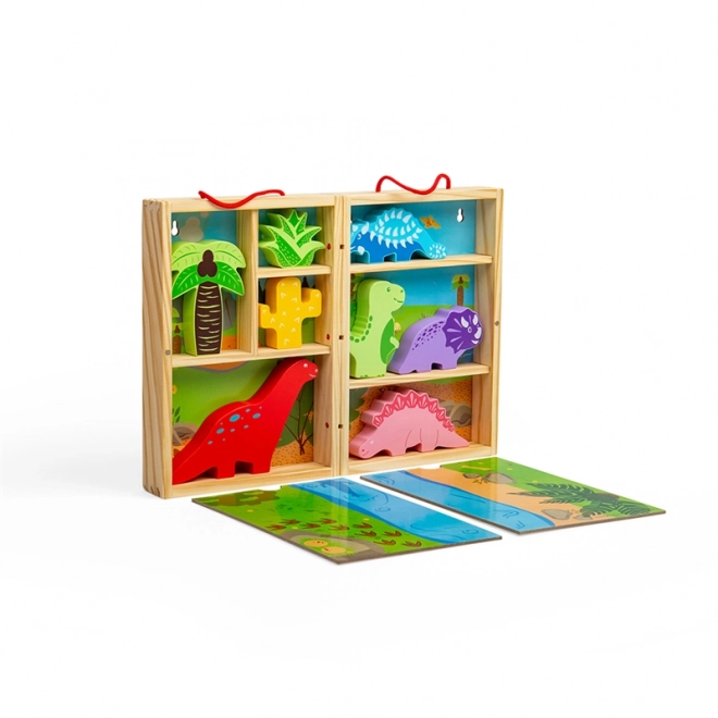 Dinosaur Play Box by Bigjigs Toys