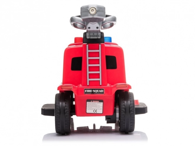 Kids Fire Truck Ride-On Vehicle with Bubble Cannon