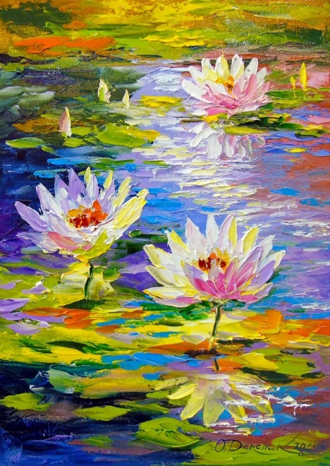 Enjoy Water Lilies Puzzle 1000 Pieces