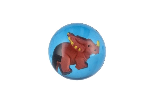 bouncing ball with dinosaur 4cm mix