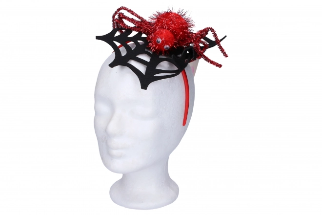 Spider Web Headband with Spider