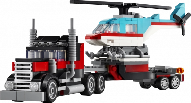 Lego Creator Truck with Platform and Helicopter