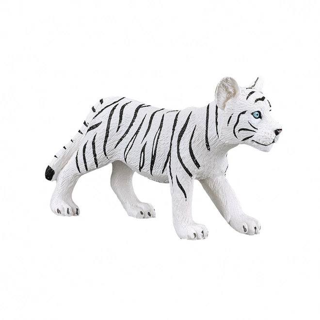 White Bengal Tiger Cub Figurine