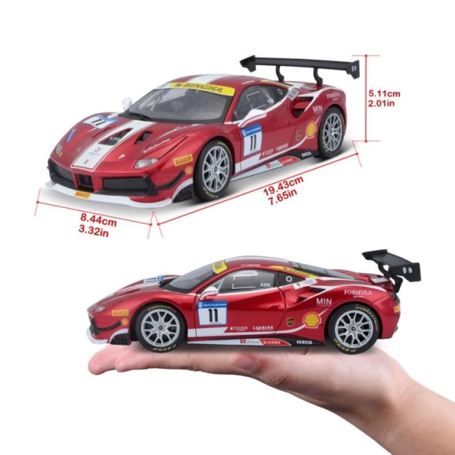 Ferrari 488 Challenge 2017 Diecast Model by Bburago