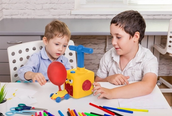 Aerodynamic Balloon Car Launcher Set