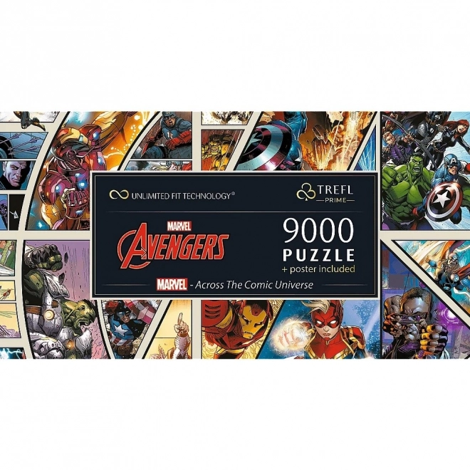 Trefl Puzzle Marvel Avengers Across the Comic Universe