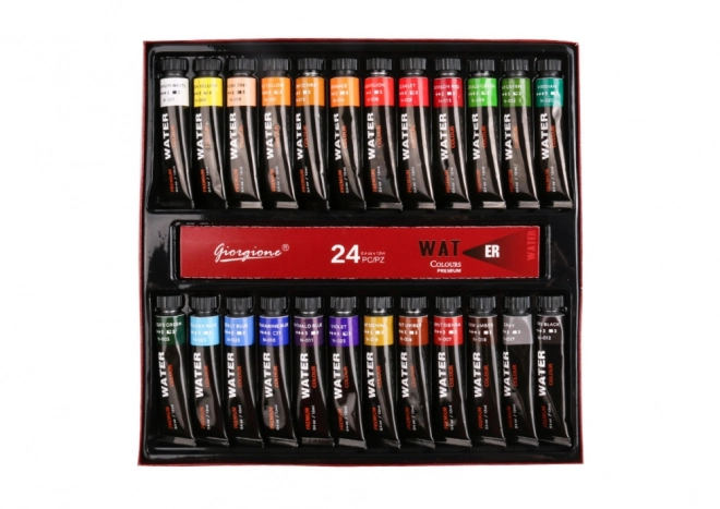 Acrylic Paint Set in Tubes 24 Colors